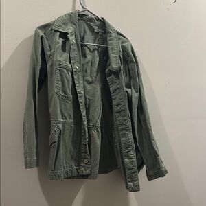 Wits & Wisdom Women's Green Utility Jacket